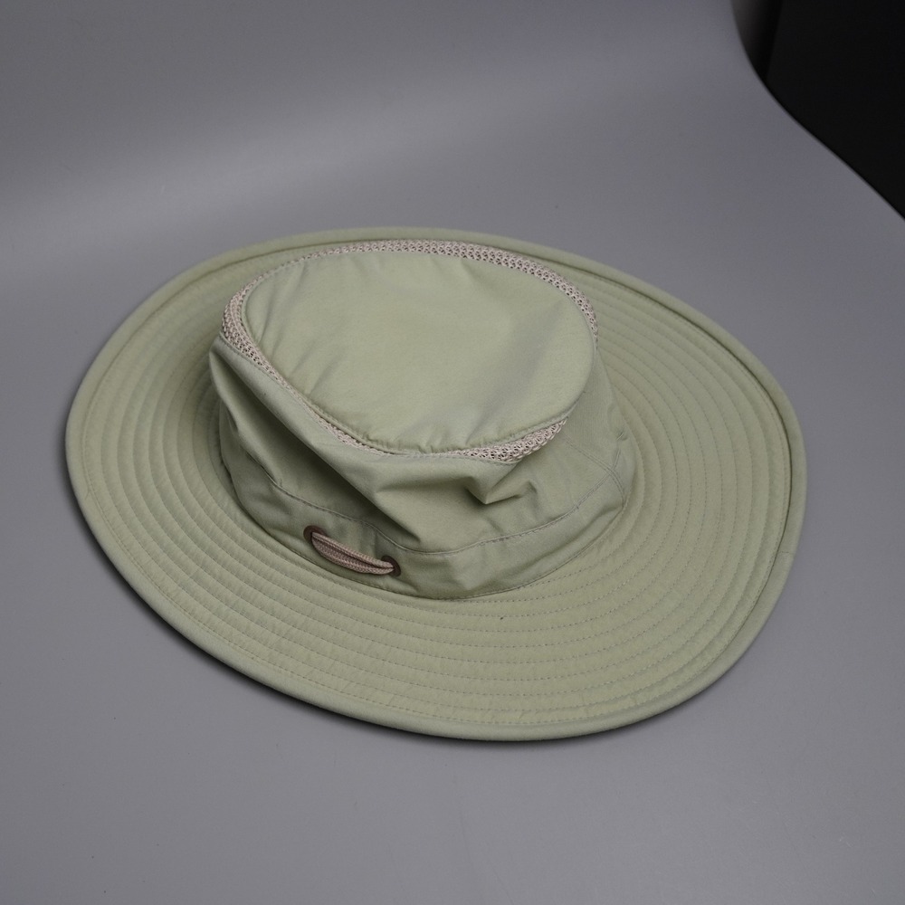Tilley Airflo Hat Khaki Green Mesh Sun Bucket Hat Size 7 22in 56cm LTM5